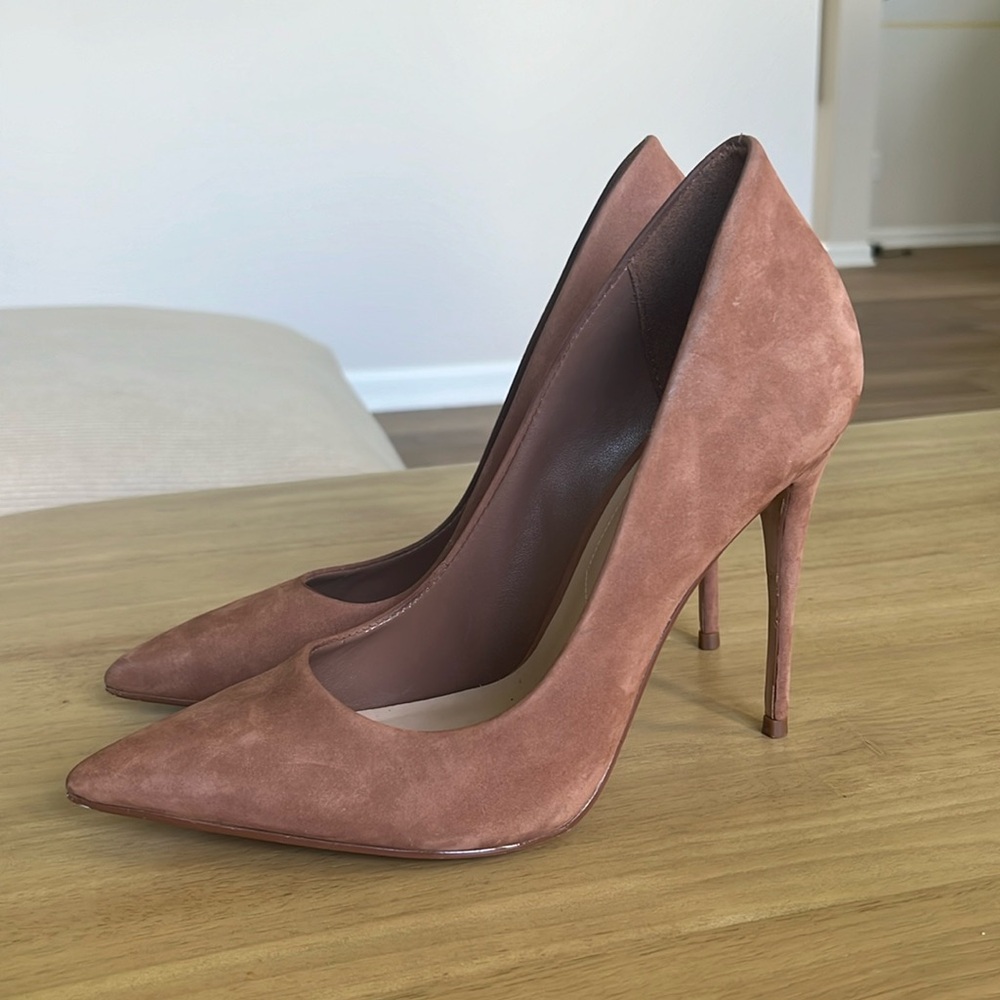 ALDO Brown Suede 5” Heels